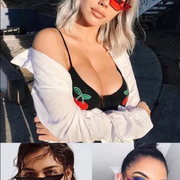 🐆 - Leopard Cat Eye Vintage style SunGlasses - Picture 3 of 5